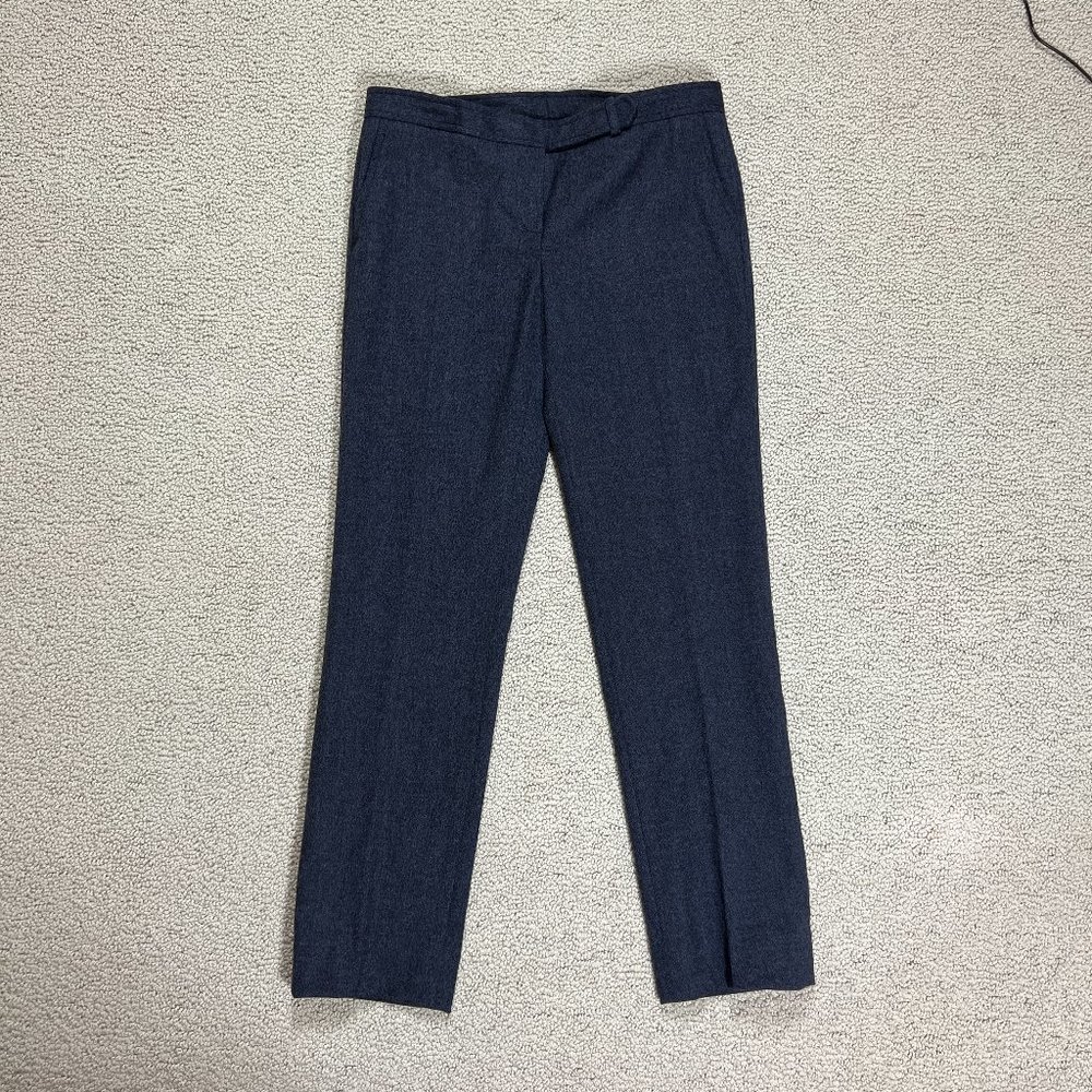 Worth Wool Straight Leg Pants Dark Gray size 6